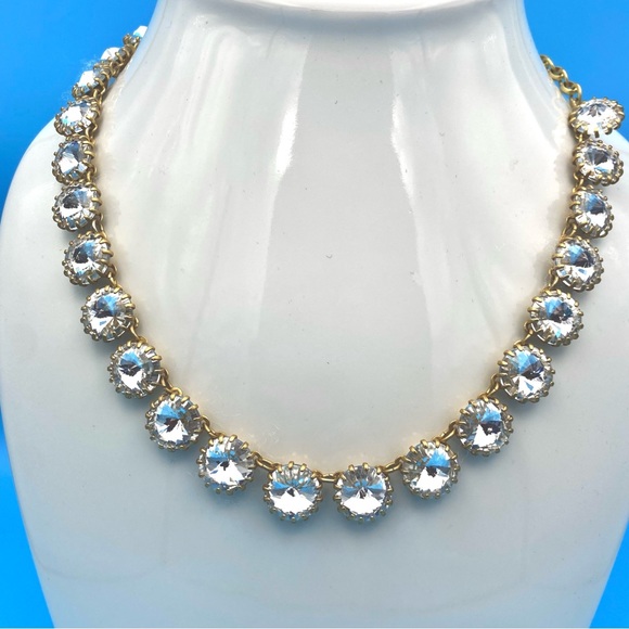 J. Crew Crystal Venus Flytrap Necklace - Picture 2 of 7